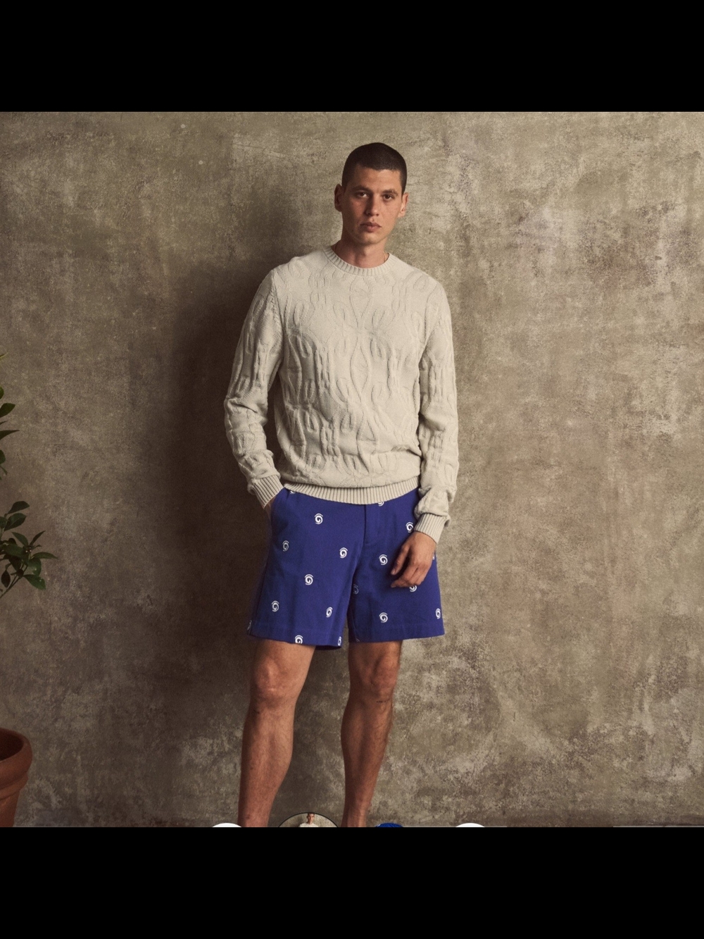 Malbon Malacchio Chino Shorts Blue 